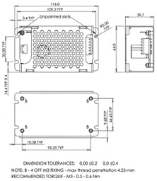Power supply: switched-mode; open; 100W; 85÷265VAC; OUT: 1; 48VDC