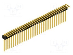 Connector: pin strips; pin header; male; PIN: 34; 1.27mm; THT; 1x34