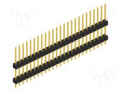 Connector: pin strips; pin header; male; PIN: 25; 2.54mm; THT; 1x25