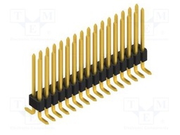 Connector: pin strips; pin header; male; PIN: 32; 1.27mm; SMT; 2x16