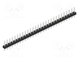 Connector: pin strips; pin header; male; PIN: 28; 2.54mm; THT; 1x28
