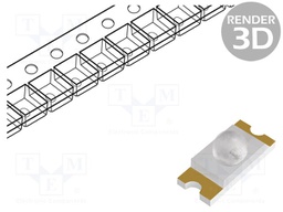 IR transmitter; 3216; 940nm; 30°; 1÷1.5VDC; SMD; 100mA; 17÷20mW/sr