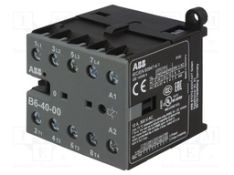 Contactor: 4-pole; NO x4; 220÷240VAC; 6A; DIN,on panel; B6