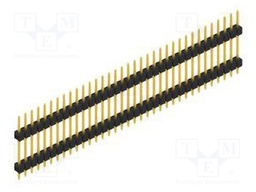 Connector: pin strips; pin header; male; PIN: 35; 2.54mm; THT; 1x35