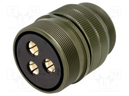 Connector: circular; Series: DS/MS; plug; female; PIN: 3; for cable