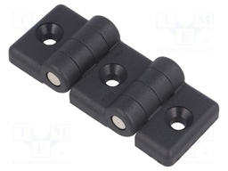 Hinge; Width: 89mm; technopolymer (PA); black; H: 36mm