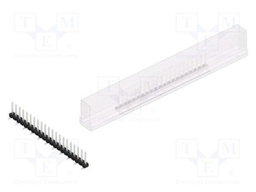 Connector: pin strips; pin header; male; PIN: 21; 2.54mm; SMT; 1x21