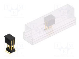 Connector: pin strips; pin header; male; PIN: 6; 2.54mm; SMT; 2x3