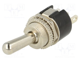 Switch: toggle; Pos: 2; SPDT; ON-ON; 3A/250VAC; Leads: for soldering