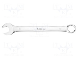 Wrench; combination spanner; 18mm; Chrom-vanadium steel; L: 220mm