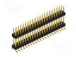 Connector: pin strips; pin header; male; PIN: 42; 2.54mm; SMT; 2x21