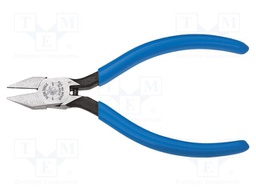 Pliers; side,cutting; handles with plastic grips,return spring
