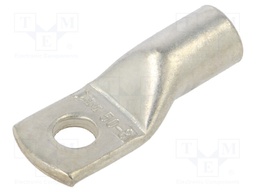 Tip: ring tube; M8; 50mm2; crimped; for cable; tinned; copper; 8.4mm