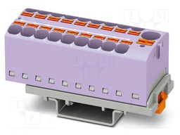 Splice terminal: rail; 32A; 800V; push-in; PA; 0.2÷6mm2; W: 28.6mm