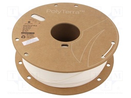 Filament: PLA; 1.75mm; cotton white; 190÷230°C; 1kg; PolyTerra™