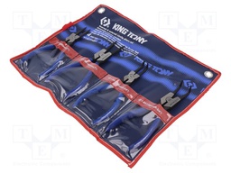 Kit: pliers; Pcs: 4; for circlip; case