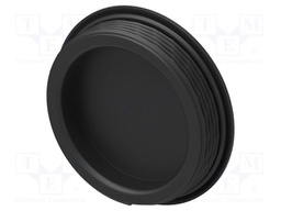 Stopper; polyamide; black; IP68; Entrelec; Gland: M50; 10mm