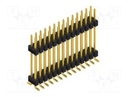 Connector: pin strips; pin header; male; PIN: 28; 2.54mm; SMT; 2x14