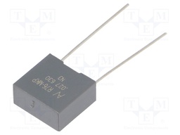 Capacitor: polypropylene; 0.027uF; ESR: 23.58mΩ; THT; ±5%; 3.644A