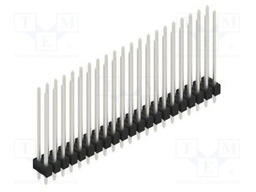 Connector: pin strips; pin header; male; PIN: 42; 2.54mm; THT; 2x21