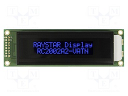 Display: LCD; alphanumeric; VA Negative; 20x2; 115x36x13.9mm; LED