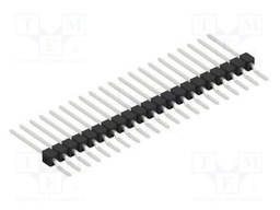 Connector: pin strips; pin header; male; PIN: 21; 2.54mm; SMT; 1x21