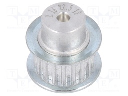 Belt pulley; T2.5; W: 4; 6mm; whell width: 16mm; Ø: 13.8mm; aluminium