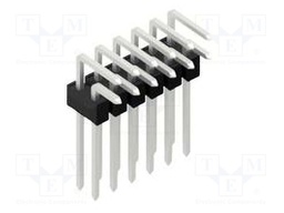 Connector: pin strips; pin header; male; PIN: 12; 2.54mm; THT; 2x6