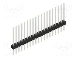 Connector: pin strips; pin header; male; PIN: 19; 2.54mm; THT; 1x19