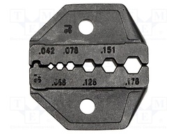 Crimping jaws; coaxial connectors,fiber optics connectors