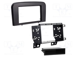 Radio frame; Volvo; 2 DIN; grey