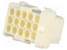 Plug/socket; wire-wire; male/female; Universal MATE-N-LOK; 600V