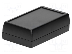 Enclosure: multipurpose; X: 63mm; Y: 97mm; Z: 30mm; ABS; black