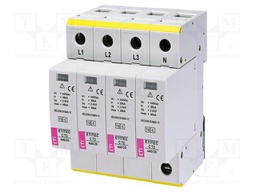 Surge arrester; Type 2; Poles: 4; 40kA; Uoper.max: 440VAC; -40÷70°C