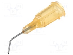 Needle: steel; 0.5"; Size: 23; bent at 45°; 0.33mm