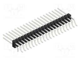 Connector: pin strips; pin header; male; PIN: 40; 2.54mm; SMT,THT