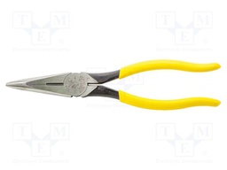 Pliers; side,cutting,half-rounded nose; 214mm