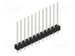 Connector: pin strips; pin header; male; PIN: 12; 2.54mm; THT; 1x12
