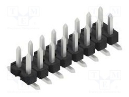 Connector: pin strips; pin header; male; PIN: 16; 2.54mm; SMT; 2x8