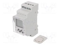 Programmable time switch; Range: 1 year; SPDT x2; 230VAC; DIN