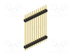 Connector: pin strips; pin header; male; PIN: 12; 2.54mm; THT; 1x12