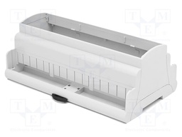 Enclosure: for DIN rail mounting; No.of mod: 9