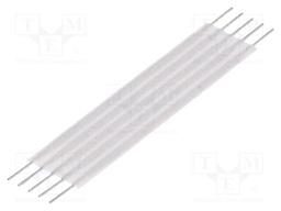 Connector: jumper cable; Cable ph: 1.27mm; L: 25.4mm; straight