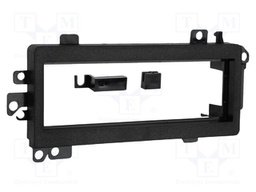 Radio frame; 1 DIN; black