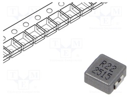 Inductor: wire; SMD; 220nH; ±20%; 7.1x6.6x2.8mm