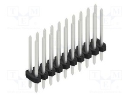 Connector: pin strips; pin header; male; PIN: 20; 2mm; THT; 2x10