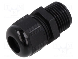Cable gland; without nut; M25; 1.5; IP68; Mat: polyamide; black