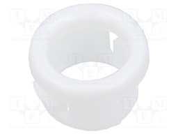 Grommet; Ømount.hole: 7.9mm; Øhole: 6.1mm; white; UL94V-2; H: 6mm