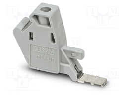 Splice terminal: rail; UT; 32A; 1kV; screw terminal; PA; L: 24.7mm