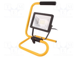 Lamp: LED flood light; 6500(typ)K; IP65; Body: black; 20W; 230VAC